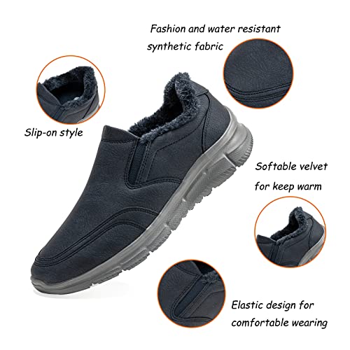 Frank Mully Men's Slip On Walking Shoes Lightweight Casual Knit Loafer Sneakers Comfortable Mesh Work Shoes Athletic Walking Shoes for Men Breathable2