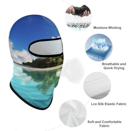 Balaclava de Protección Solar para Hombre y Mujer, Máscara Facial Transpirable para Senderismo, Ciclismo, Correr y Conducir miniatura 3