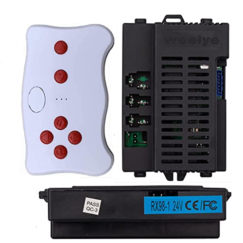 RX98-1 24V CE FC 2.4G Bluetooth Remote Control and Receiver Kit Controller Control Box Accessories for Children Electric Ride On Toys Car Replacement Parts