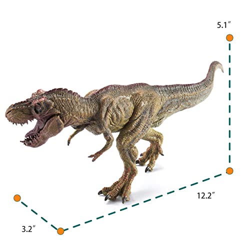 Image of 2Pcs Dinosaur Set, 15.7 inch Large Tyrannosaurus Rex and 12.2 inch Realistic T-rex, Educational Dinosaur Action Figure Wildlife Animal Model, Great for Collector, Party Favor, Birthday Gifts