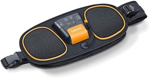 Beurer EM 39 Allenatore muscolare, Trainer Addominale e Dorsale 2 in 1, cintura EMS elettrostimolazione, allenamento dei muscoli addominali e dorsali, rigenerazione muscolare