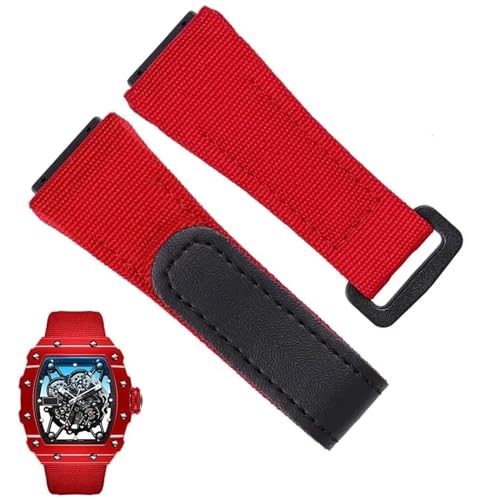[INSTR] ���V���[���E�~�� RM50/53 �h���C�o�[�ɓK���� 25mm �i�C�����{�v�X�g���b�v (Color : Red Black, Size : 25mm)