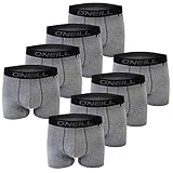  O\'Neill Herren Boxershort Uni Sport Boxer S M L XL XXL 95% Baumwolle Unterhose - 8er Pack, Größe:M, Packgröße:8er Pack, Vorteilspacks:8X Antracite (6868P)