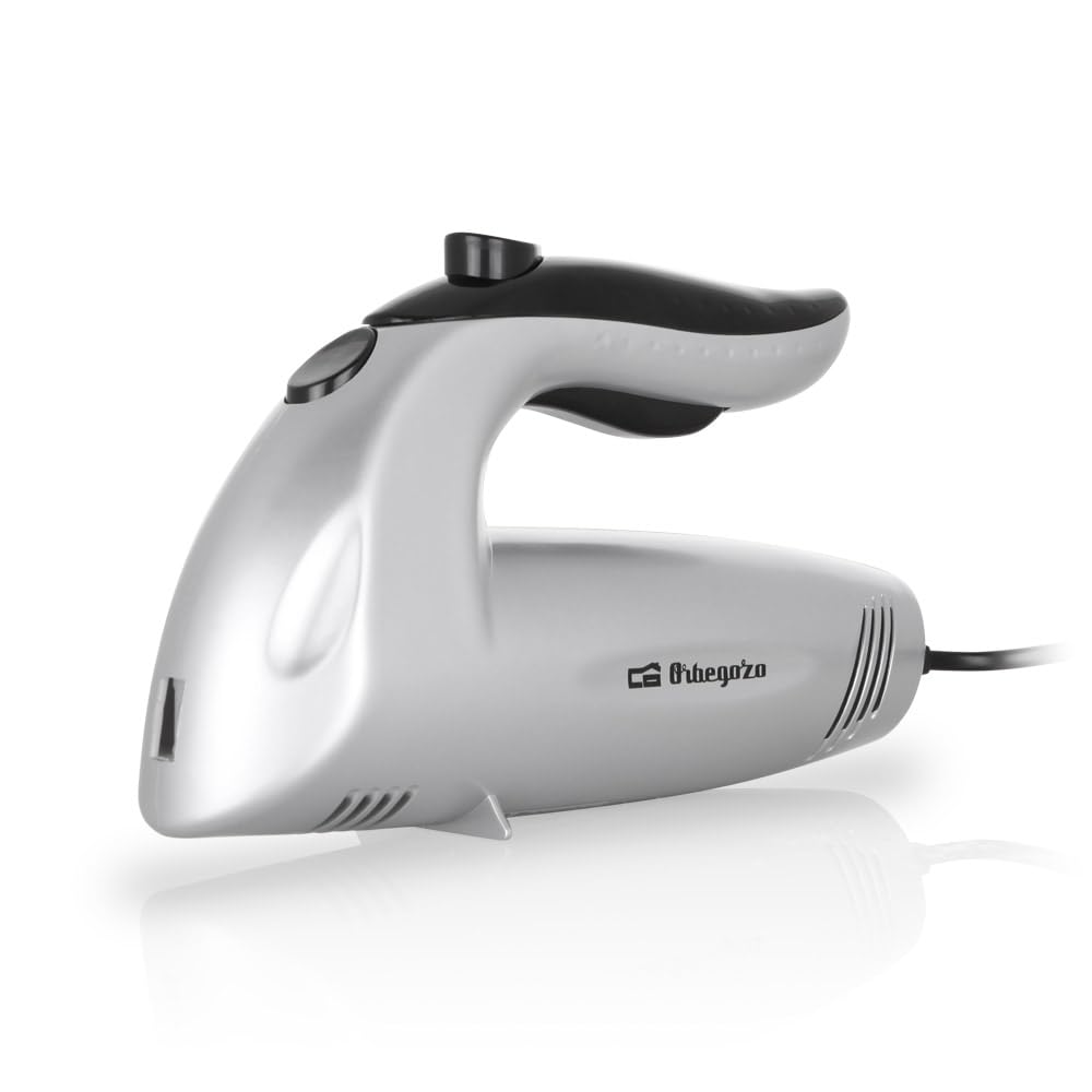 Orbegozo CU 3800 Couteau électrique, 150 W, couteau à double lame dentelée en inox, interrupteur de sécurité, lame de couteau pour produits surgelés