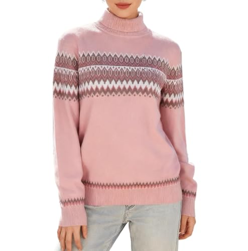 Image of DAIMIDY Turtleneck Sweater for Women Long Sleeve Knit Tops | Soft and Breathable,Ensuring You Stay Comfortable Throughout The Day.Perfect for Party, Holiday,Work,Shopping,Daily Etc.