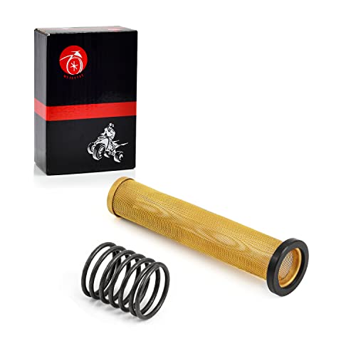 Tela de filtro de óleo e tampa de filtro de óleo e mola para Kawasaki 1985-2006 Vulcan 700 750 800 V