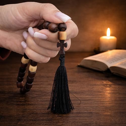 Miniatura 5 de Nklaus Rosario Boj 50 Eslabones Cadena De Oración Hecha A Mano 1168