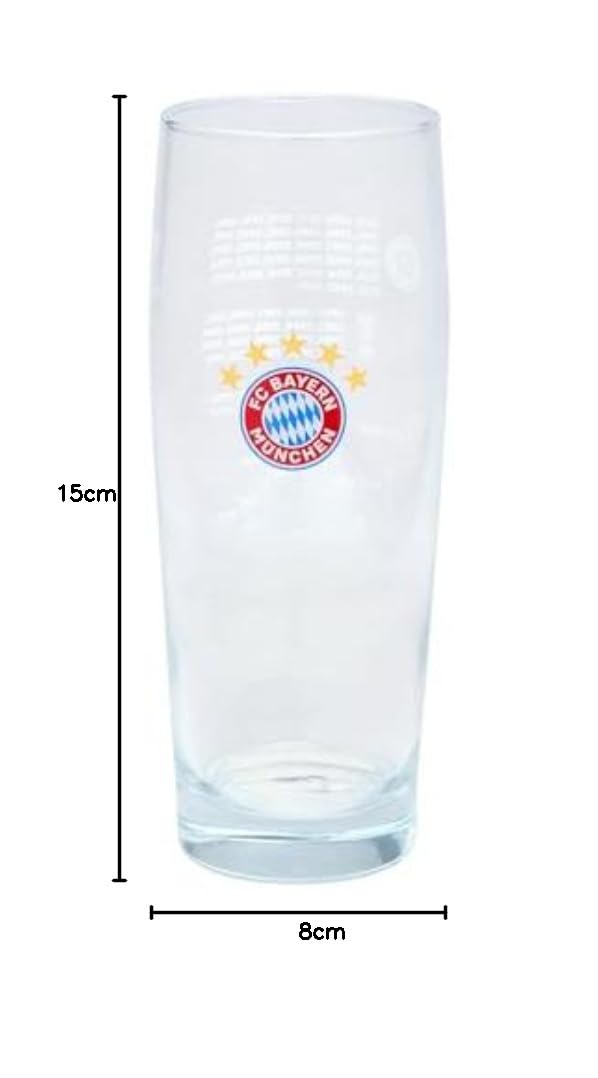 FC Bayern München Pó?szklanka | szklanki do piwa | zestaw 2 szt. | osi?gni?cia