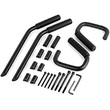 Car Wild Boar Front Grab Handles Grab Bar Rear Front Grab Black Safety Handle for Jeep Wrangler Black