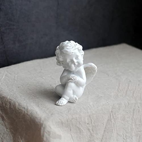 Statue d'ange en résine de qualité supérieure pour ornement extérieur durable - 6