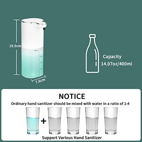 Dispenser Automatico Di Sapone Dispenser Per Mani Senza Contatto 4 Velocita Regolabili Velocita Schiuma Veloce Ricaricabile Tramite Usb 90795911