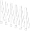 3-pairs 18mm Width Clear Bra Straps