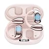 Merryking AI Language Translator Earbuds, OWS Real-Time 3-in-1 Translation Earbuds 144 Languages & Accents, Translation Device for Travel Business Learning, Pink