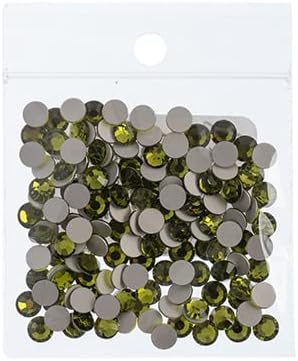 144 Pieces SS20 Preciosa Maxima Czech Crystal Flat Back 438 11 615, Rhinestones for Crafts, Olivine