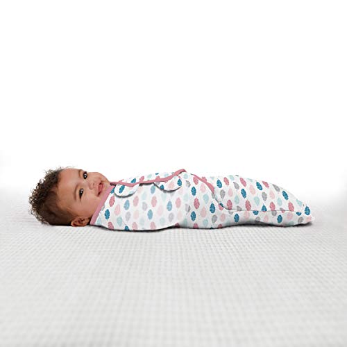 Image of SwaddleMe Original Swaddle - Size Large, 3-6 Months, 2-Pack (Feather Stripe)