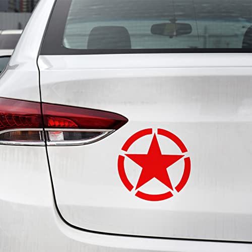 Ruiante Funny Car Vinyl Stickers Car Fuel Gauge Cap Decal High Gas Consumption Fuel Tank Cover Stickers Star Graphics Empty Decal Car Accessories Fit Cars Trucks Motorcycle Suv (1Pc Red) #TOP5