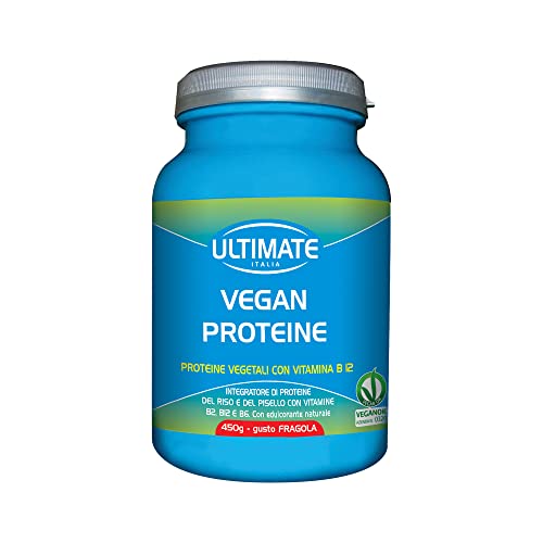 Ultimate Italia Proteine Vegetali - Gusto Fragola - 450G Ultimate Italia Proteine Vegetali - Gusto Fragola - 450G