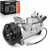 Frankberg Compresseur de Climatisation avec embrayage Essence Compatible avec Clio IV BH Clio IV Camionnette/hayon BH C.a.p.t.u.r I H5 J5 Remplacer# 926000734R, huile incluse