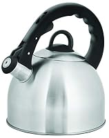Avanti Novara Stainless Steel Stove Top Whistling Kettle, 2.5 Litre Silver [Warehouse]