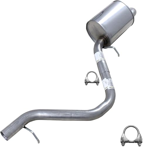 Northeastern Exhaust Tubo de cola de acero inoxidable puede usarse con 04-07 Rainier 4.2L 02-04 Bravada 4.2L 06-09 Trailblazer Envoy 4.2L 02-05