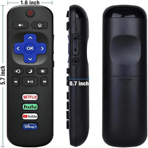 2-Pack Universal Remote for Roku TVs - No Setup, Works with TCL,Onn & More — view 6