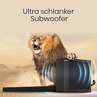 HS2100, 2.1 Kanal Soundbar, 240W max Audio Power,Dolby Audio, DTS Virtual:X, Ultra-Slim Wireless subwoofer, TV Mode, EzPlay – Ansicht 9