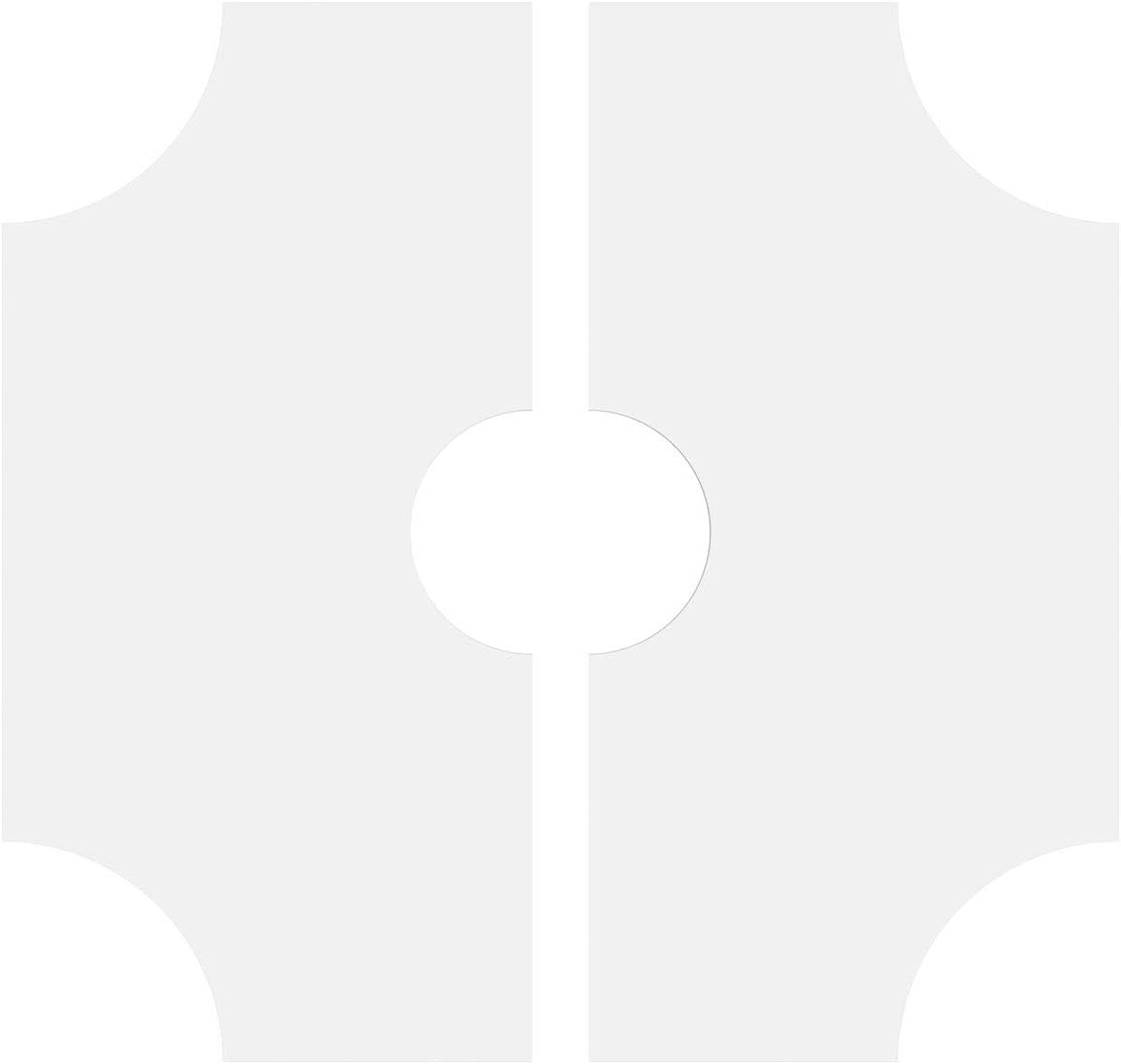 Ekena Millwork CMP26HS2-06000 Haus Architectural Grade PVC Contemporary, Two Piece Urethane Ceiling Medallions 26"OD x 6"ID x 8 1/2"C x 1"P