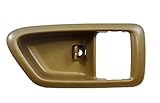 PT Auto Warehouse TO-2562E-2RH - Inside Interior Inner Door Handle Trim/Bezel, Beige/Tan - Passenger Side