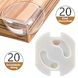 【Material:】Este protector de esquina está hecho de material de PVC suave ecológico y 100% no tóxico y sin olor, cubiertas de enchufes ： Material de plástico ABS