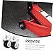 COOLHIYA 2pcs Hydraulic Caster Wheel Accessory for Car Floor Jack Heavy Duty Swivel Wheels for Easy Installation and Versatile Use Maintenance and Repair Tasks