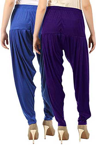 Image of Buy That Trendz Patiala Salwar for Women Relaxed Fit Viscose Patiyala Salwar Harem Bottom Pants