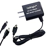 UpBright USB 5V AC/DC Adapter Compatible with Phonak Charger Case Go BTE RIC Combi Ease Life Slim PartnerMic Audeo P90R L90R P90 B90 L90 R 0459 Lumity PAIR Hearing Aids Dock 5VDC Power Battery Charger