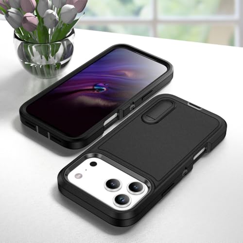 Coque iPhone 17 Pro Max fine avec mini support et finition mate givrée