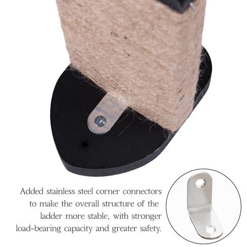 COOLEX 3 degraus de parede para gatos, móveis para gatos escalando na parede, prateleiras de parede