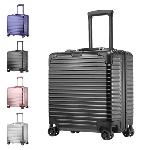 [Zekono] �X�[�c�P�[�X �L�����[�P�[�X �@���������� �L�����[�o�b�O �A���~�t���[�� ���y�� ���^ �ϏՌ� �É� �_�u���L���X�^�[ 360�x��] ���s �r�W�l�X �o�� (�N�[���ȃu���b�N�A���~�t���[�� + 18�C���`)