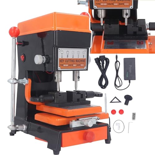 DSYYNAY Machine à découper les clés, photocopieuse verticale (5 types de duplication), machine de découpe de clés duplicatrice professionnelle, facile à utiliser