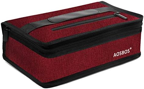 Aosbos Kids Lunch Bag, 3.5L Lunch Box Cool Bag, Small Insulated Lunch Bags for Boys, Portable Lunchbox Bag, Thermal Soft Cooler Tote Bags, Reusable Snack Bag for Children School Travel, Astronaut