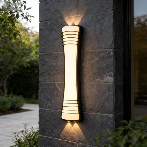 LED extérieur applique murale moderne noire étanche IP65 eclairage mural terrasse