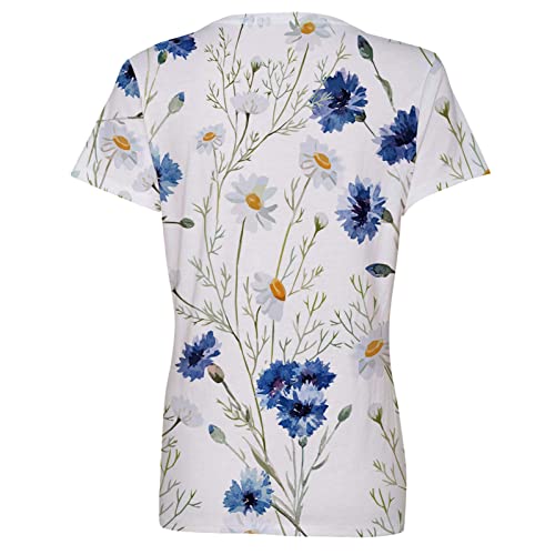Women-Trendy-Blouses-Summer-Loose-Fit-Tee-Shirts-Short-Sleeve-Floral-Print-Graphic-Tunic-Tops-Casual-Crew-Neck-Blouse