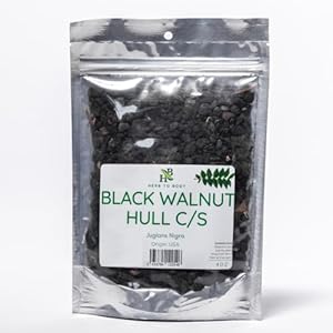 Black Walnut Hull C/S (Cut & Sifted) | Juglans Nigra | Wildcrafted | 4oz