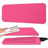Estera y bolsa resistente al calor, color rosa