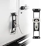 Hooke Road JK Wrangler Door Hinge Step, Folding Door Foot Pedal Compatible with Jeep JK & Wrangler...