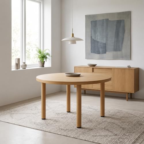 HIPIHOM 47" Round Dining Set