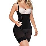 Eleady Women’s Waist Trainer Bodysuit Tummy Control Shapewear Zipper Open Bust Full Body Shaper...
