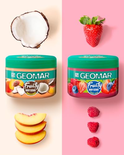 GEOMAR | Fruity Body Scrub Pêche & Noix de Coco, Made in Italy, 300 g – vue 2