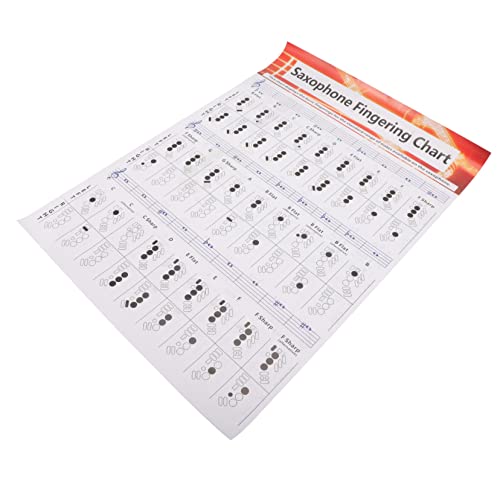 Alasum ス練習用 指法チャート 大型 音楽和弦ポスター 初心者向け ス演奏
