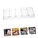 BESTonZON 5 Compartment Poker Chip Holder -to-Carry and Organize Plastic Chip Storage Supplies