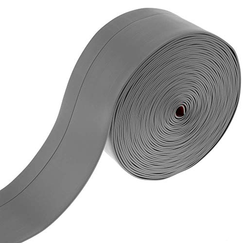 PrimeMatik - Rodapié Flexible Autoadhesivo 50 x 20 mm. Longitud 10 m...