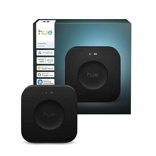 Philips Hue Bridge Pro, Smart Light Hub, sans Fil, cryptage avancé, Prend en Charge Plus de 150 lumières et Plus de 50 Accessoires, Fonctionne avec Apple Home, Amazon Alexa, Google Assistant, Samsung