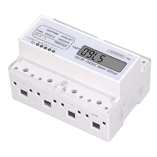 Compteur d'énergie triphasé pour surveiller la consommation LCD - 2
